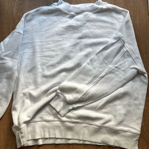 Aerie Ribbed oversized crewneck sweatshirt